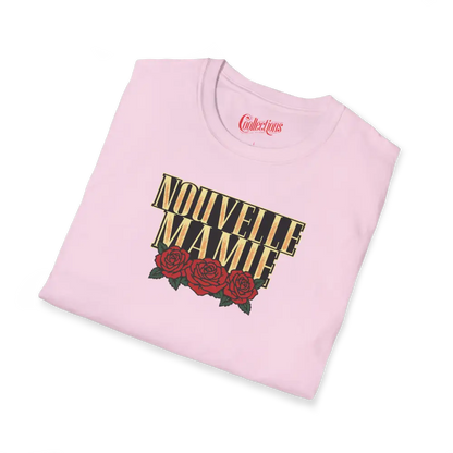 Famille et Cie - T-Shirt - T-shirt - Nouvelle Mamie - Roses