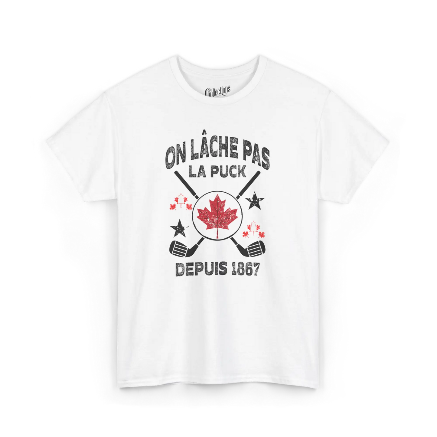 Local D’abord - T-Shirt - T-shirt - On lâche pas la puck