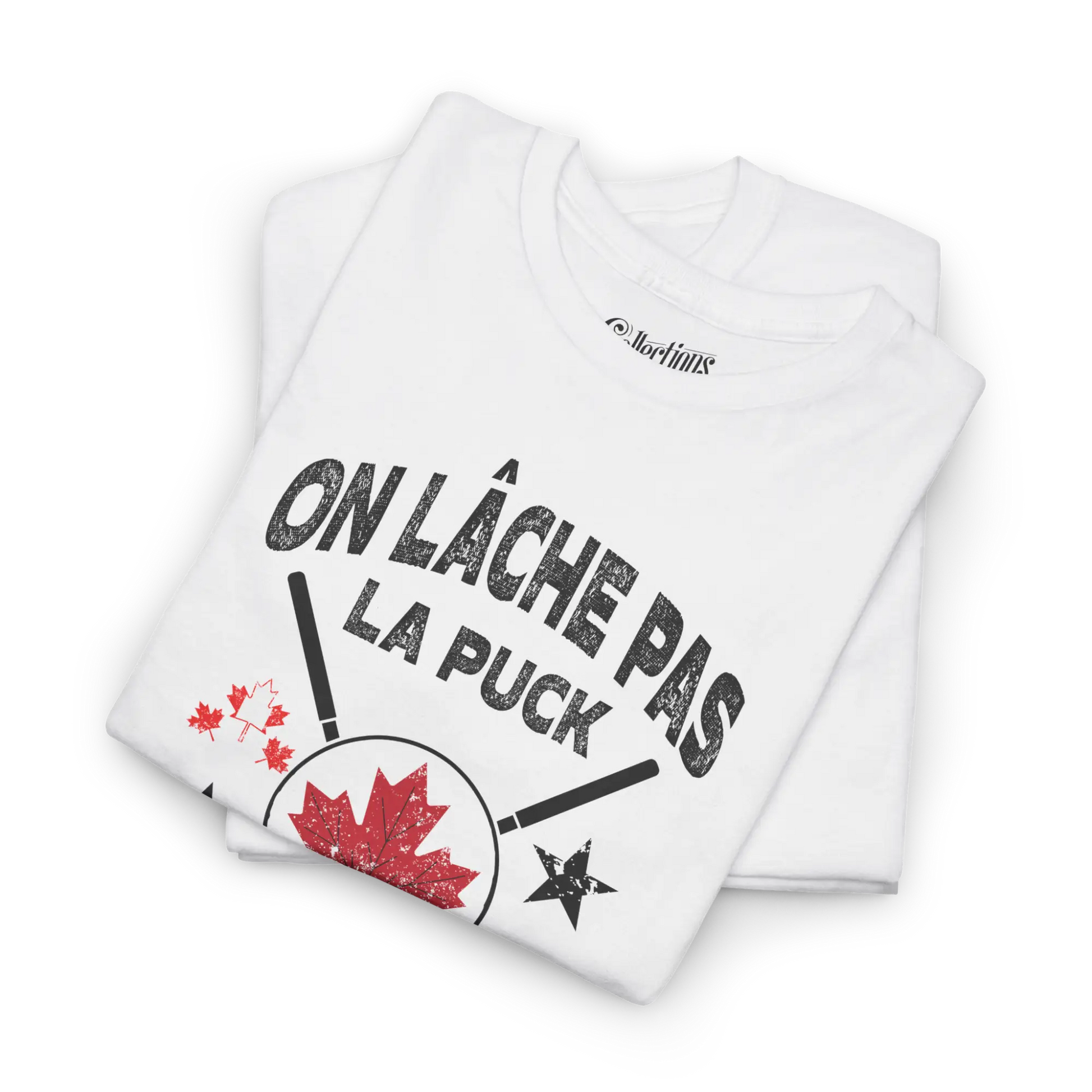 Local D’abord - T-Shirt - T-shirt - On lâche pas la puck