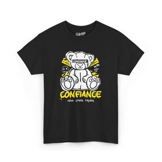 Vie d’Phoqué - T-Shirt - T-shirt - Ours de Confiance - Noir / S / M