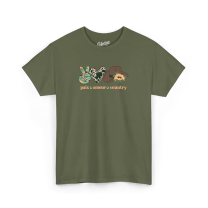 Rodéo Moderne - T-Shirt - T-shirt - Paix – Amour – Country