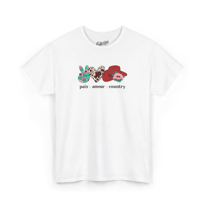 Rodéo Moderne - T-Shirt - T-shirt - Paix – Amour – Country