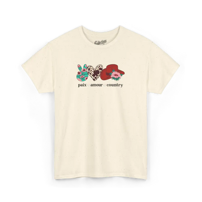 Rodéo Moderne - T-Shirt - T-shirt - Paix – Amour – Country