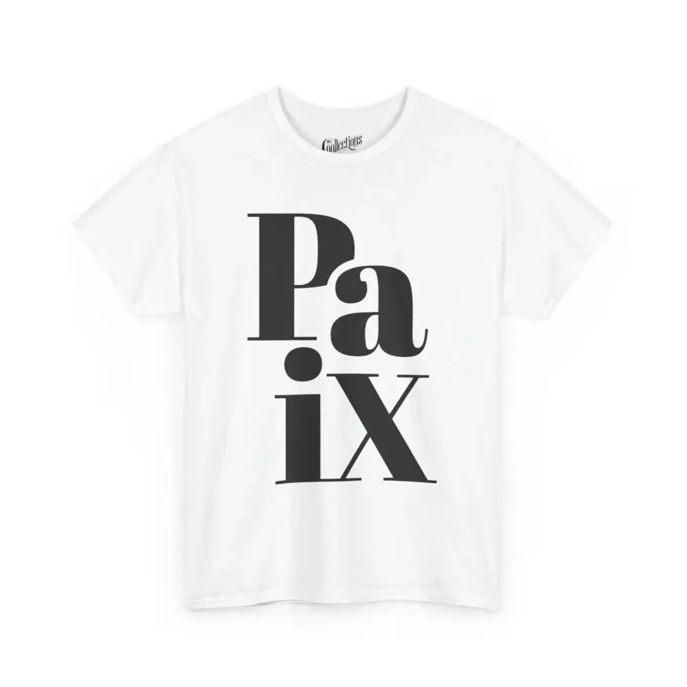 Mot Pour Mot - T-Shirt - T-shirt - Paix - Blanc / S / M