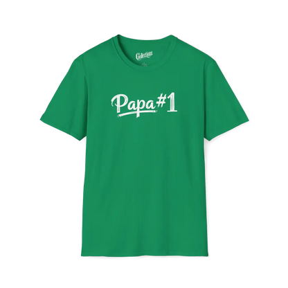 Pour Papa - T-Shirt - T-shirt - Papa #1 - Kelly / S / M