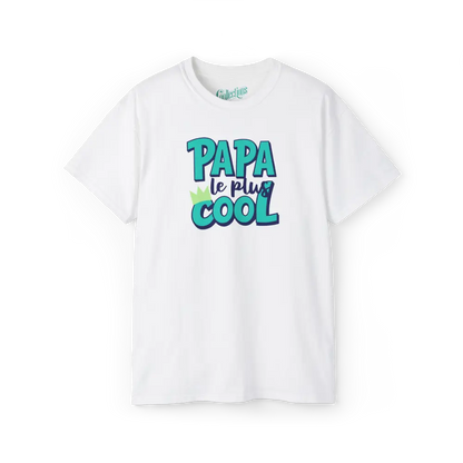 Pour Papa - T-Shirt - T-shirt - Papa le plus cool - Blanc / S / M