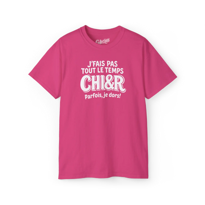 Mot Pour Mot - T-Shirt - T-shirt – Parfois je dors - Fleur exotique / S / M