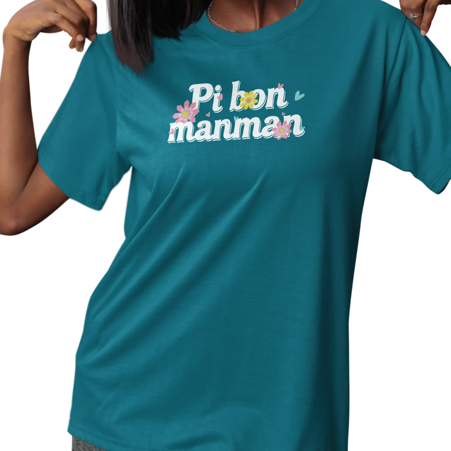 Créolofolie - T-Shirt - T-shirt - Pi bon Manman