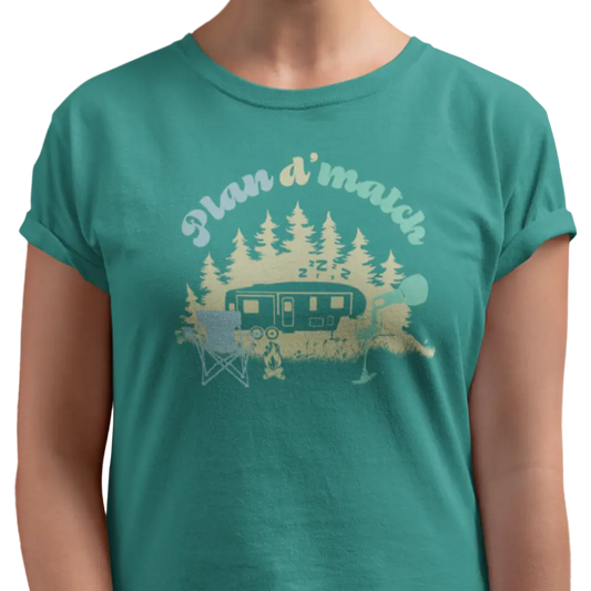 #camping - T-Shirt - T-shirt – Plan d’match