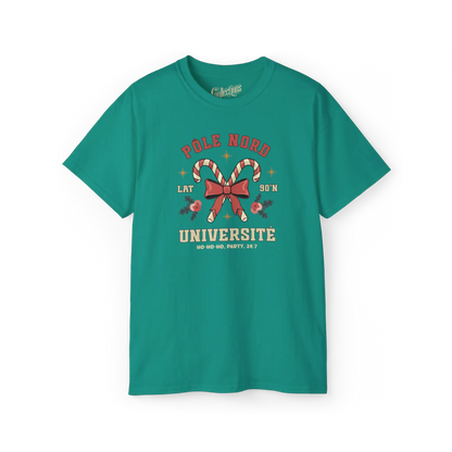 Temps des Fêtes - T-Shirt - T-shirt - Pôle Nord Université - Jade / S / M