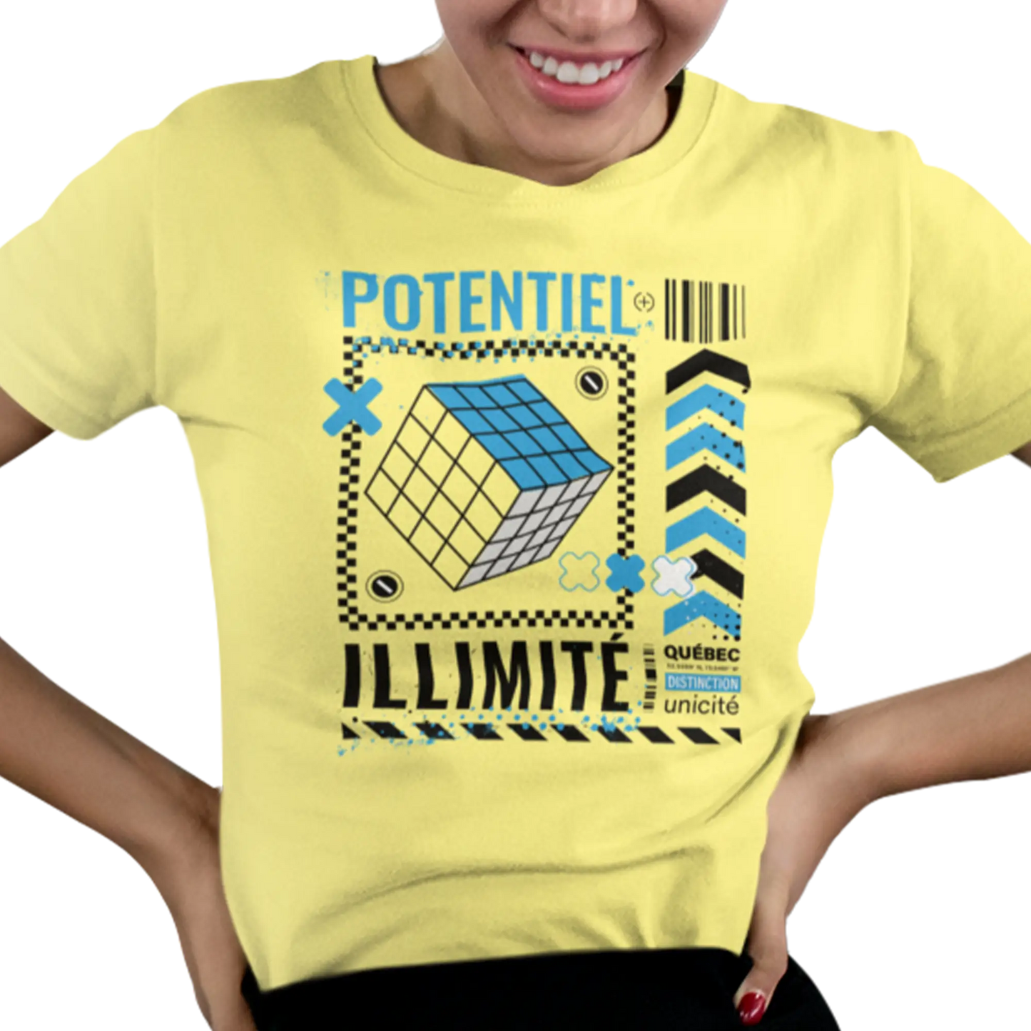 Mot Pour Mot - T-Shirt - T-shirt - Potentiel illimité - Québec unicité