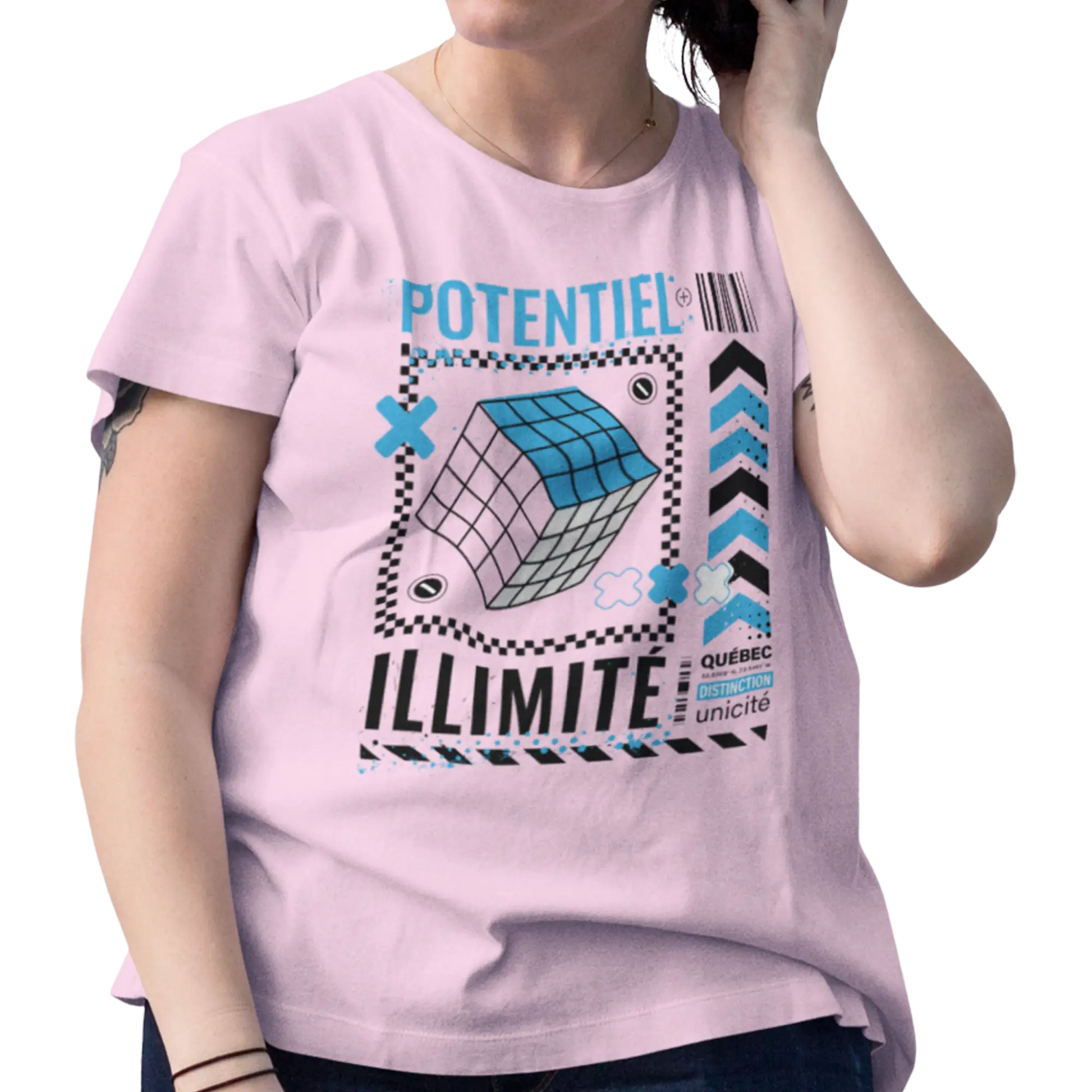 Mot Pour Mot - T-Shirt - T-shirt - Potentiel illimité - Québec unicité