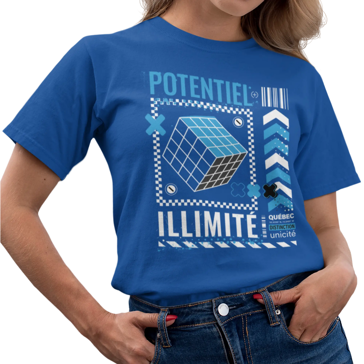Mot Pour Mot - T-Shirt - T-shirt - Potentiel illimité - Québec unicité