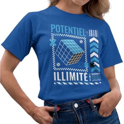 Mot Pour Mot - T-Shirt - T-shirt - Potentiel illimité - Québec unicité