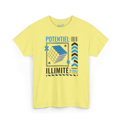 Mot Pour Mot - T-Shirt - T-shirt - Potentiel illimité - Québec unicité - Maïs / S / M