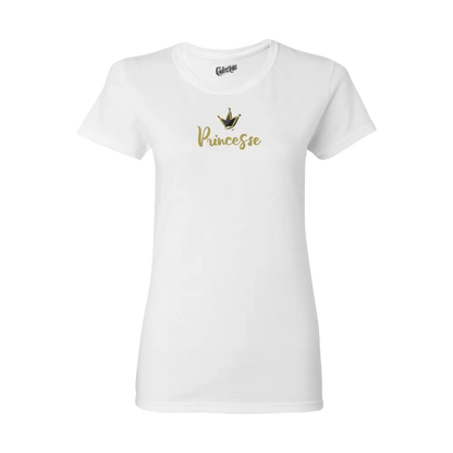 Famille et Cie - T-Shirt semi-ajusté - T-shirt - Princesse - Blanc / S