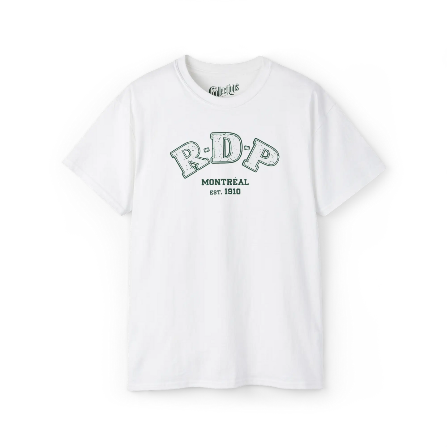 Local D’abord - T-Shirt - T-shirt - RDP classique - Blanc / S / M