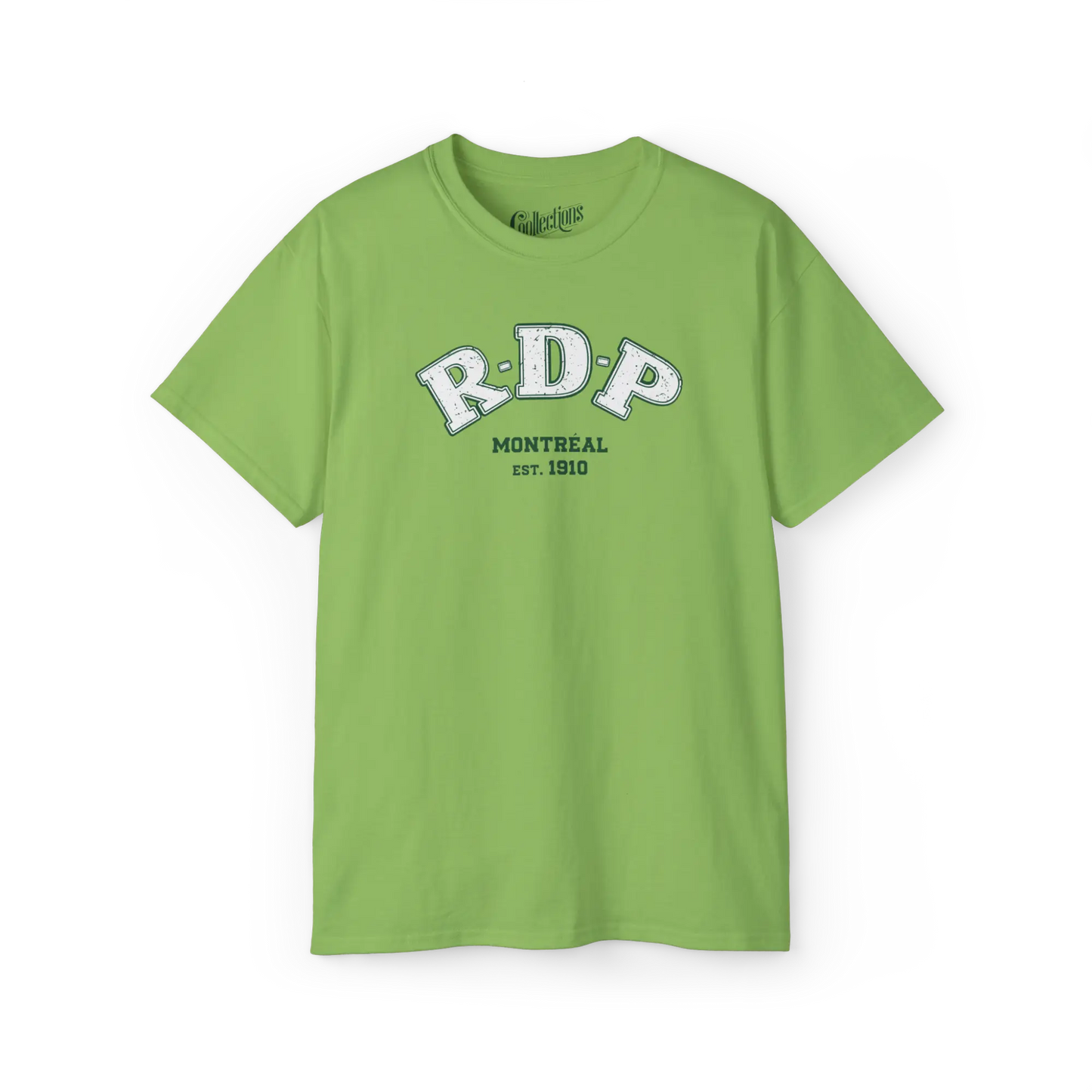 Local D’abord - T-Shirt - T-shirt - RDP classique - Lime / S / M