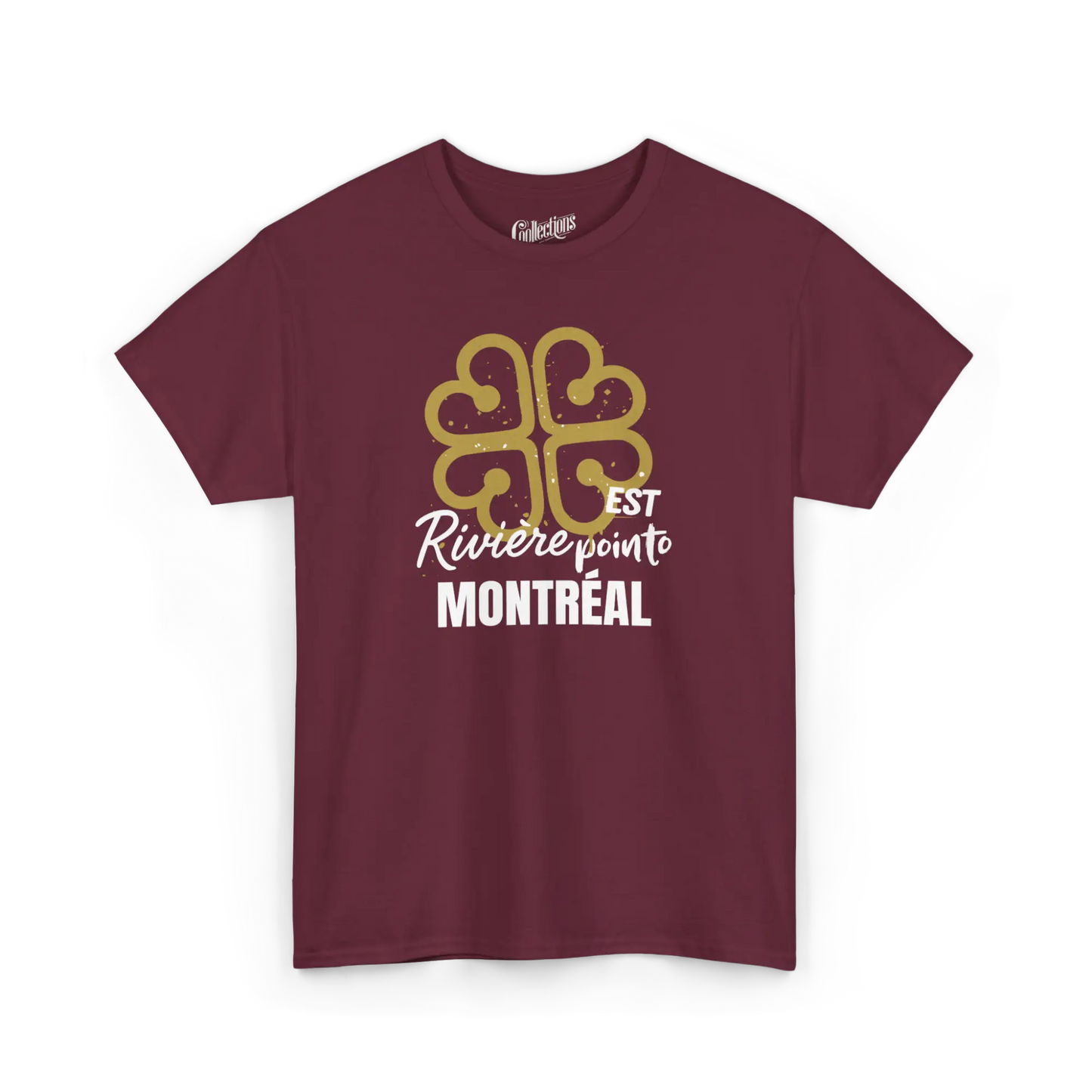 Local D’abord - T-Shirt - T-shirt - RDP-Pointo - Marron / S / M