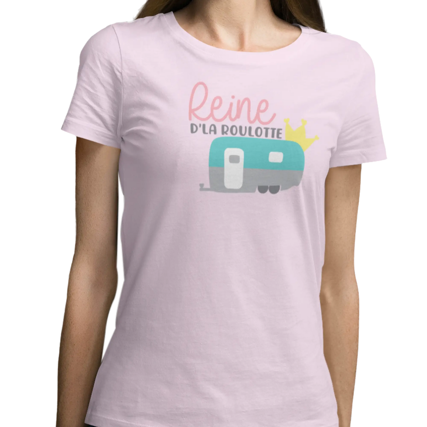 #camping - T-Shirt - T-shirt – Reine d’la roulotte