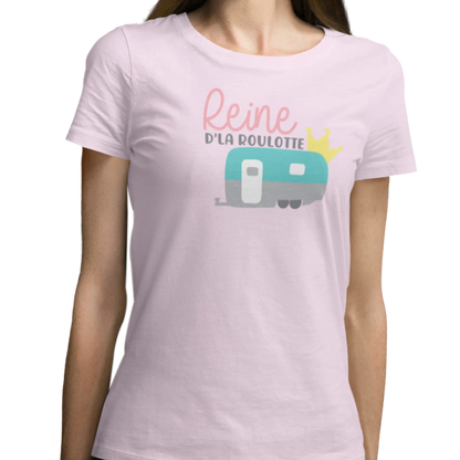 #camping - T-Shirt - T-shirt – Reine d’la roulotte