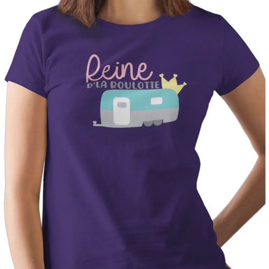#camping - T-Shirt - T-shirt – Reine d’la roulotte