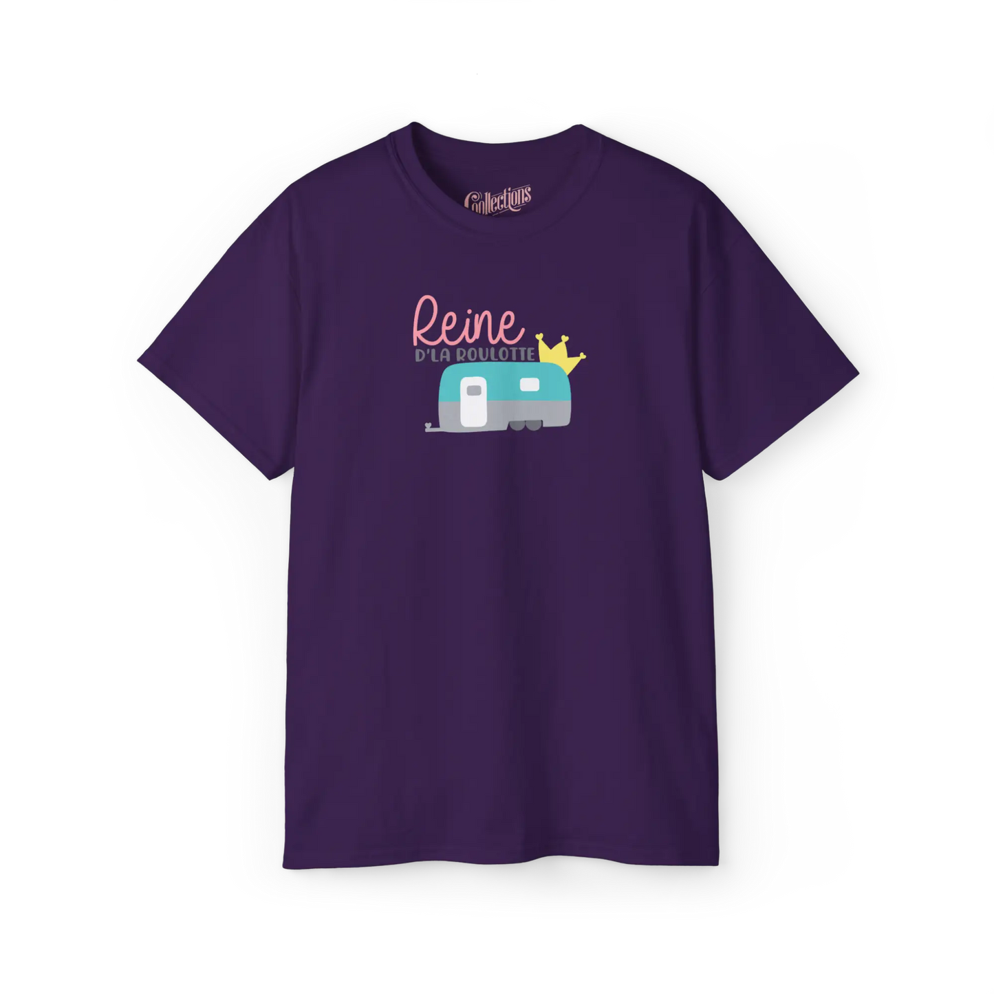 #camping - T-Shirt - T-shirt – Reine d’la roulotte