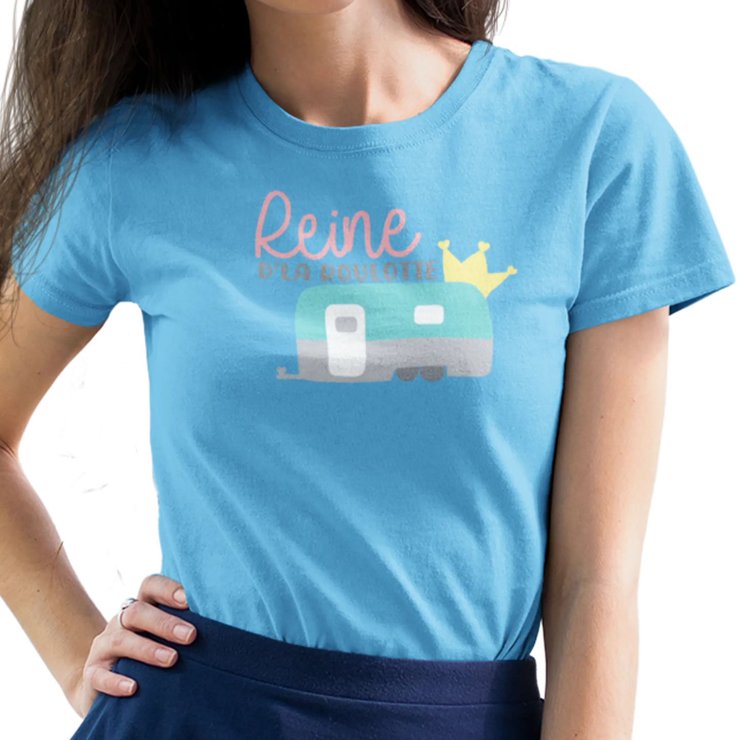 #camping - T-Shirt - T-shirt – Reine d’la roulotte