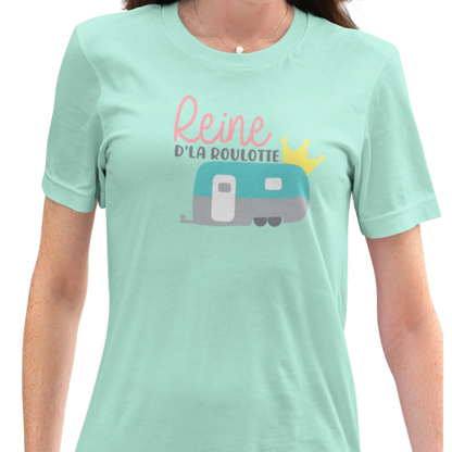 #camping - T-Shirt - T-shirt – Reine d’la roulotte