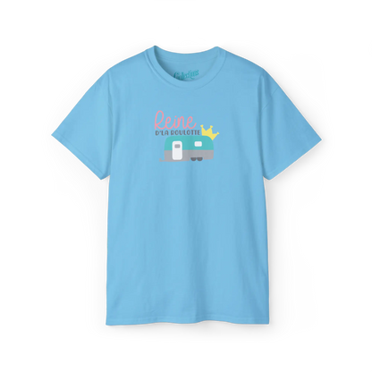 #camping - T-Shirt - T-shirt – Reine d’la roulotte - Ciel / S / M