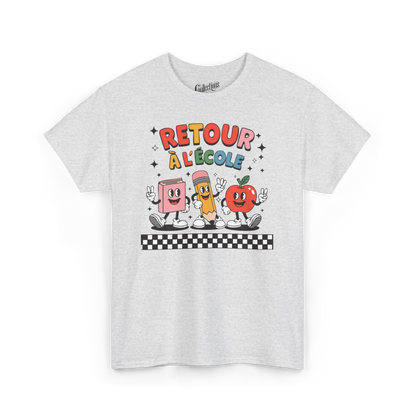 Vie d’Prof - T-Shirt - T-shirt - Retour à l’école - Gris cendre / S / M