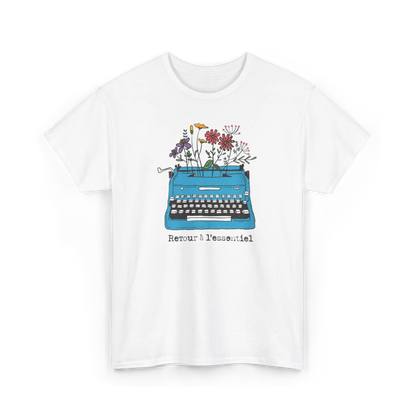 Mot Pour Mot - T-Shirt - T-shirt – Retour à l’essentiel - Blanc / S / M
