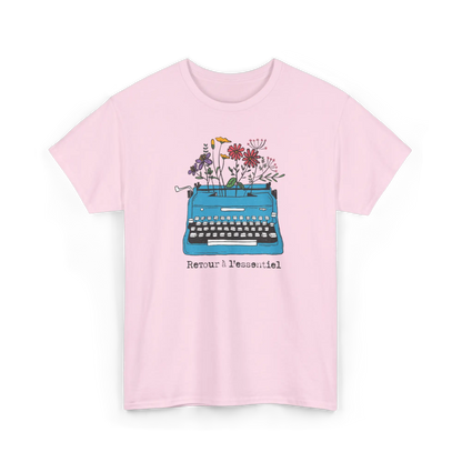 Mot Pour Mot - T-Shirt - T-shirt – Retour à l’essentiel - Rose clair / S / M