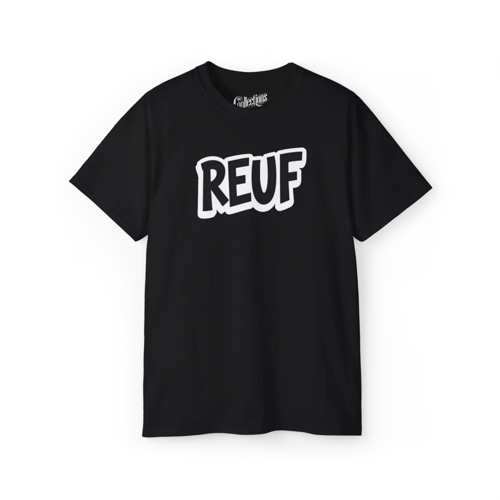 Famille et Cie - T-Shirt - T-shirt - REUF - Noir / S / M