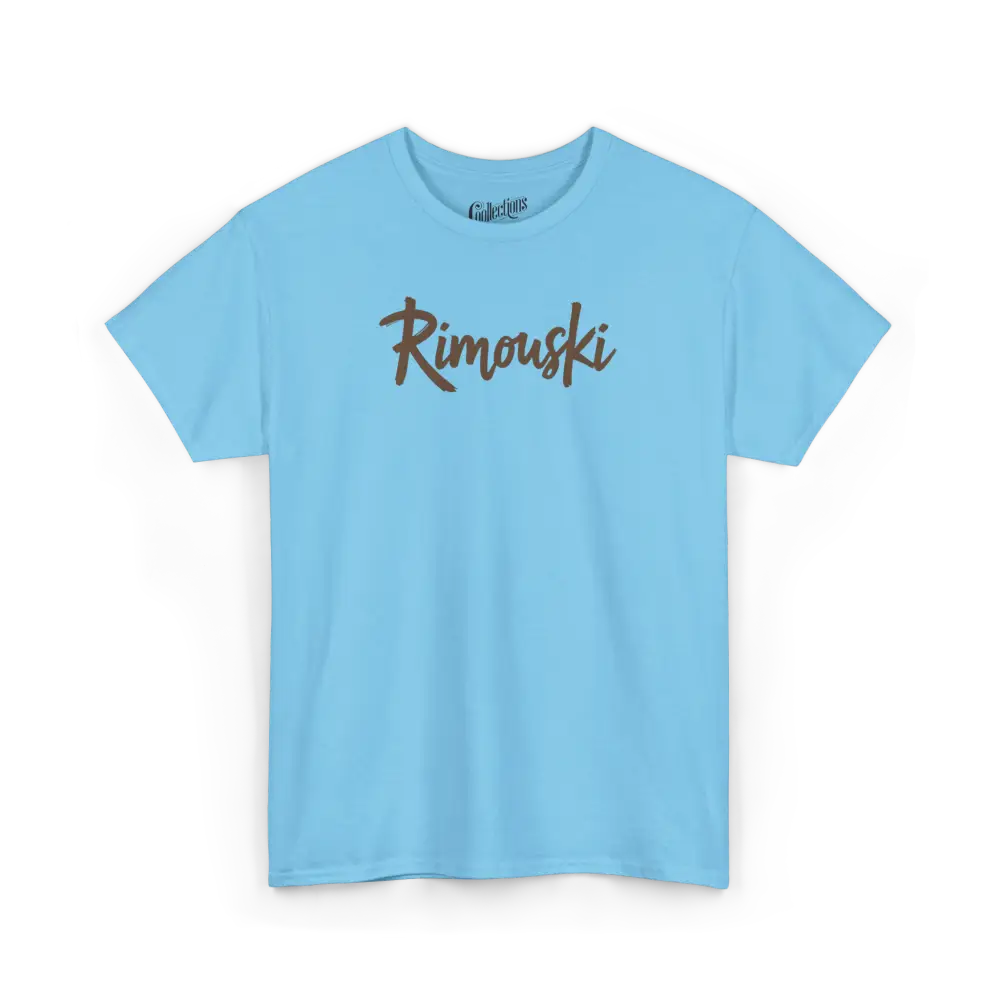 Local D’abord - T-Shirt - T-shirt - Rimouski - Ciel / S / M