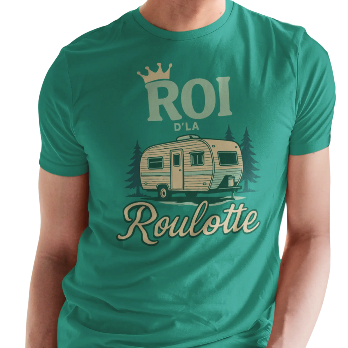 #camping - T-Shirt - T-shirt – Roi d’la roulotte