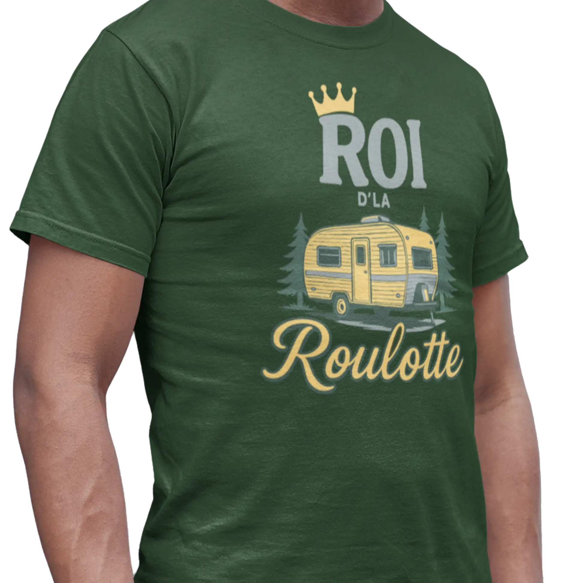 #camping - T-Shirt - T-shirt – Roi d’la roulotte