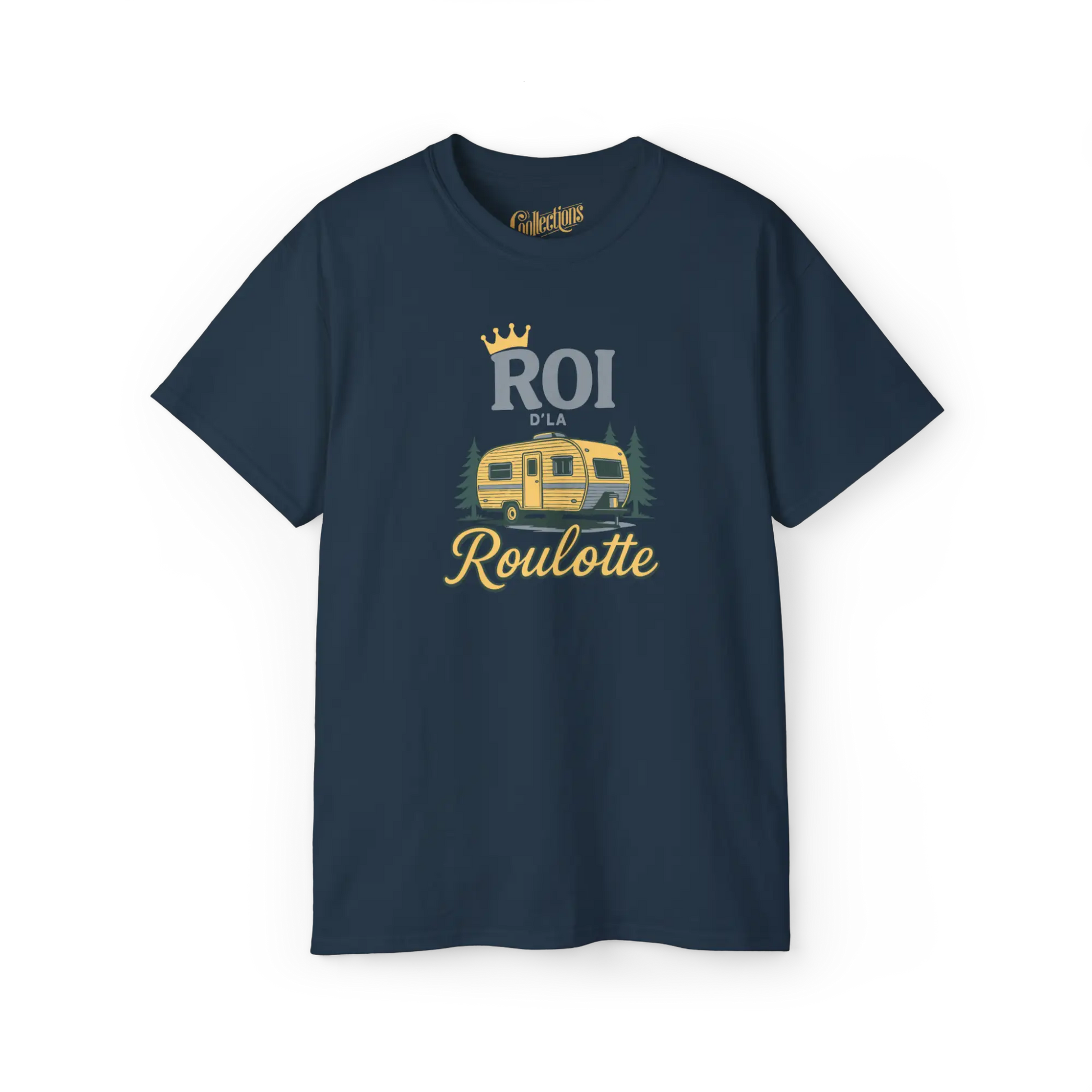 #camping - T-Shirt - T-shirt – Roi d’la roulotte - Crépuscule / S / M