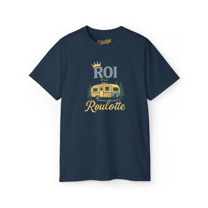 #camping - T-Shirt - T-shirt – Roi d’la roulotte - Crépuscule / S / M