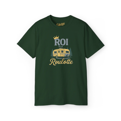 #camping - T-Shirt - T-shirt – Roi d’la roulotte - Forêt / S / M