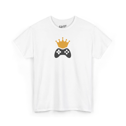 Gameur - T-Shirt - T-shirt - Roi du jeu - Blanc / S / M