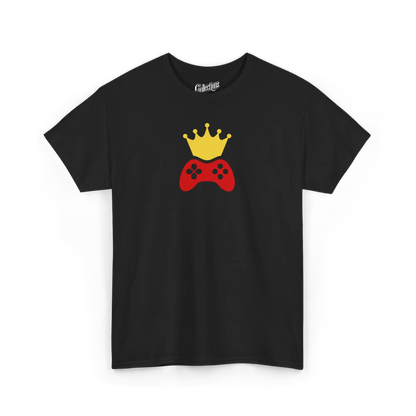 Gameur - T-Shirt - T-shirt - Roi du jeu - Noir / S / M