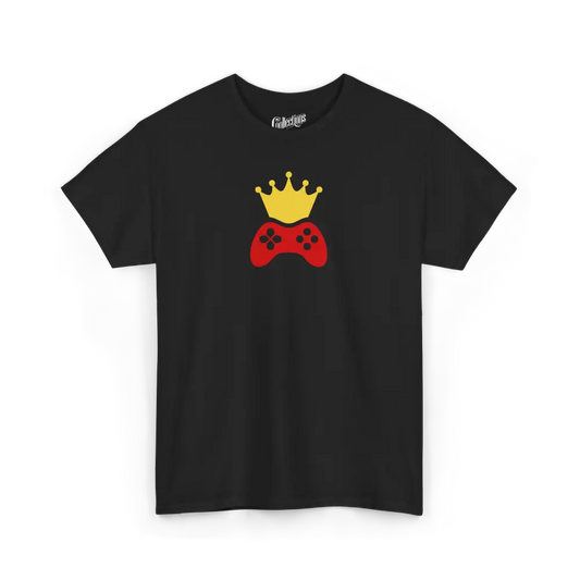Gameur - T-Shirt - T-shirt - Roi du jeu - Noir / S / M