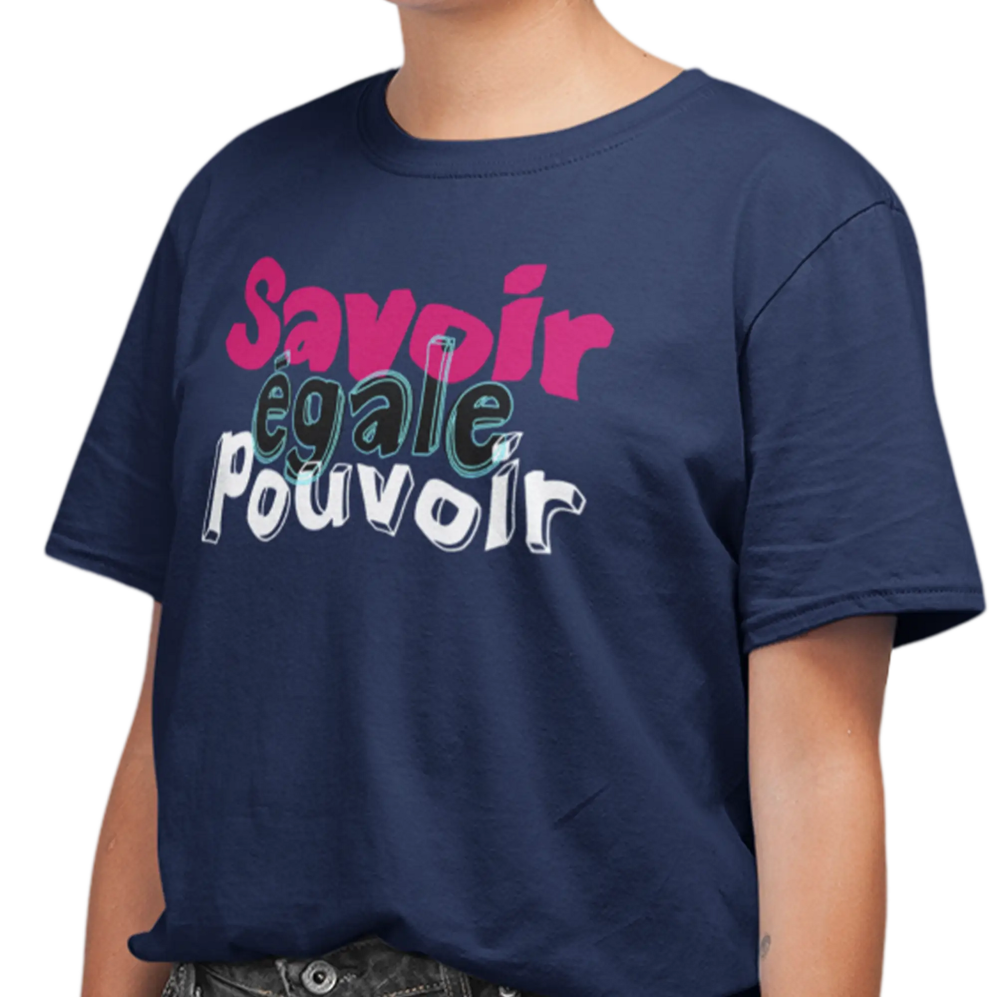 Vie d’Prof - T-Shirt - T-shirt - Savoir égale pouvoir