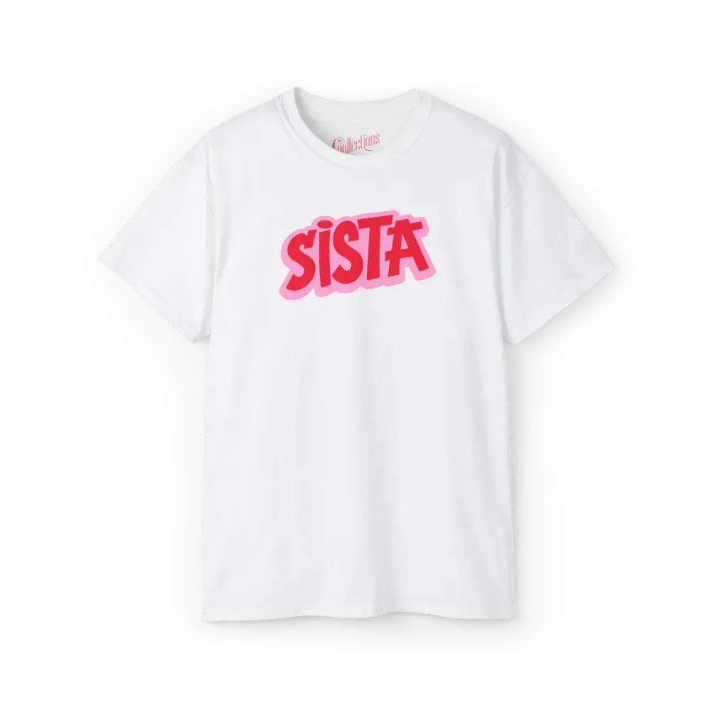 Famille et Cie - T-Shirt - T-shirt - Sista - Blanc / S / M