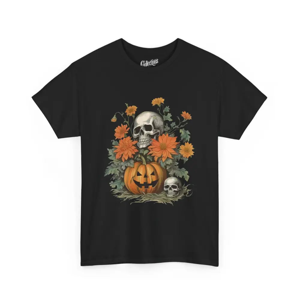 Halloween - T-Shirt - T-shirt - Squelette en fleurs