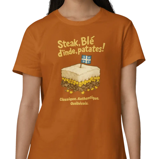 Local D’abord - T-Shirt - T-shirt - Steak Blé d’Inde Patates!