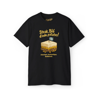 Local D’abord - T-Shirt - T-shirt - Steak Blé d’Inde Patates!