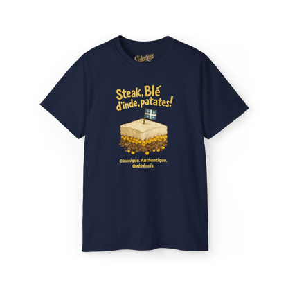 Local D’abord - T-Shirt - T-shirt - Steak Blé d’Inde Patates!