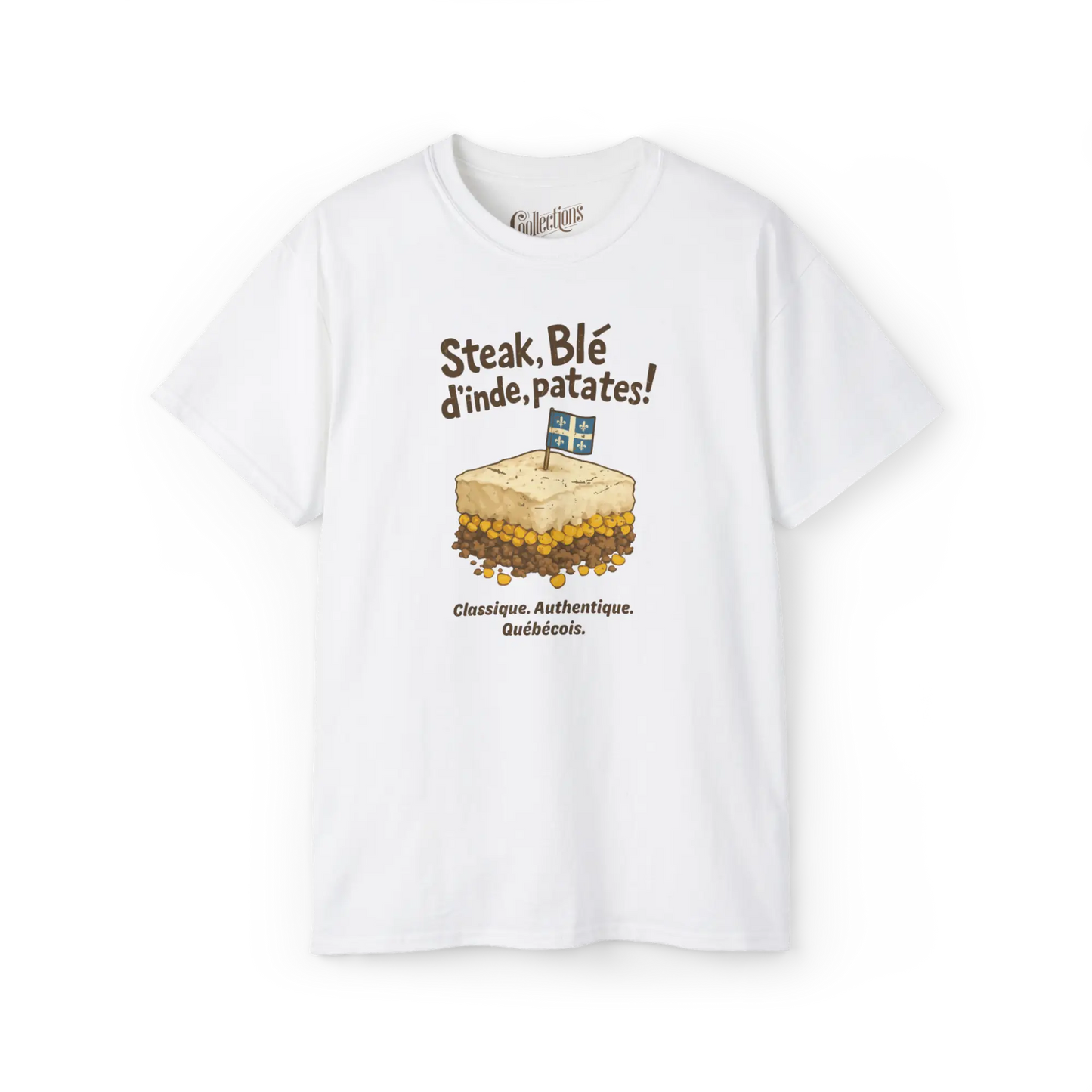 Local D’abord - T-Shirt - T-shirt - Steak Blé d’Inde Patates!